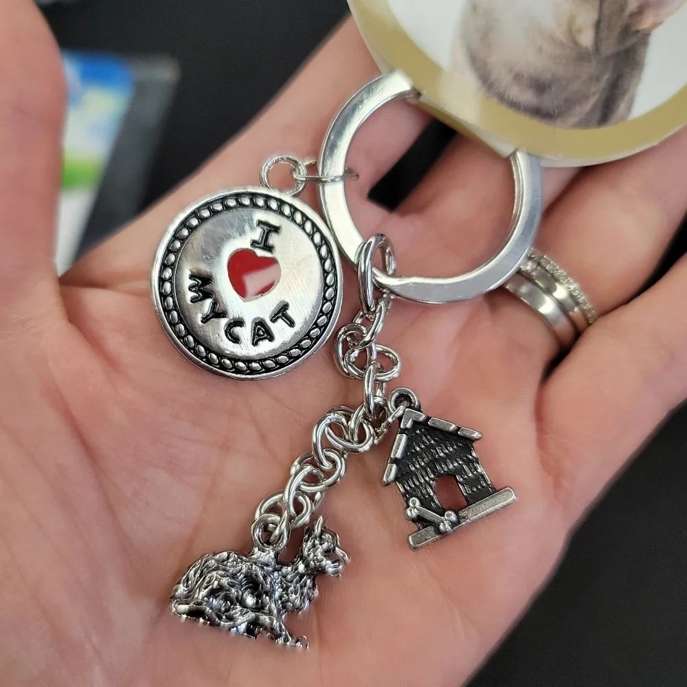 Keychain - Cat Lover